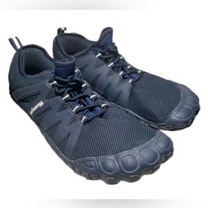 Weweya barefoot men’s running cross training shoes blue  size 45(11.5)